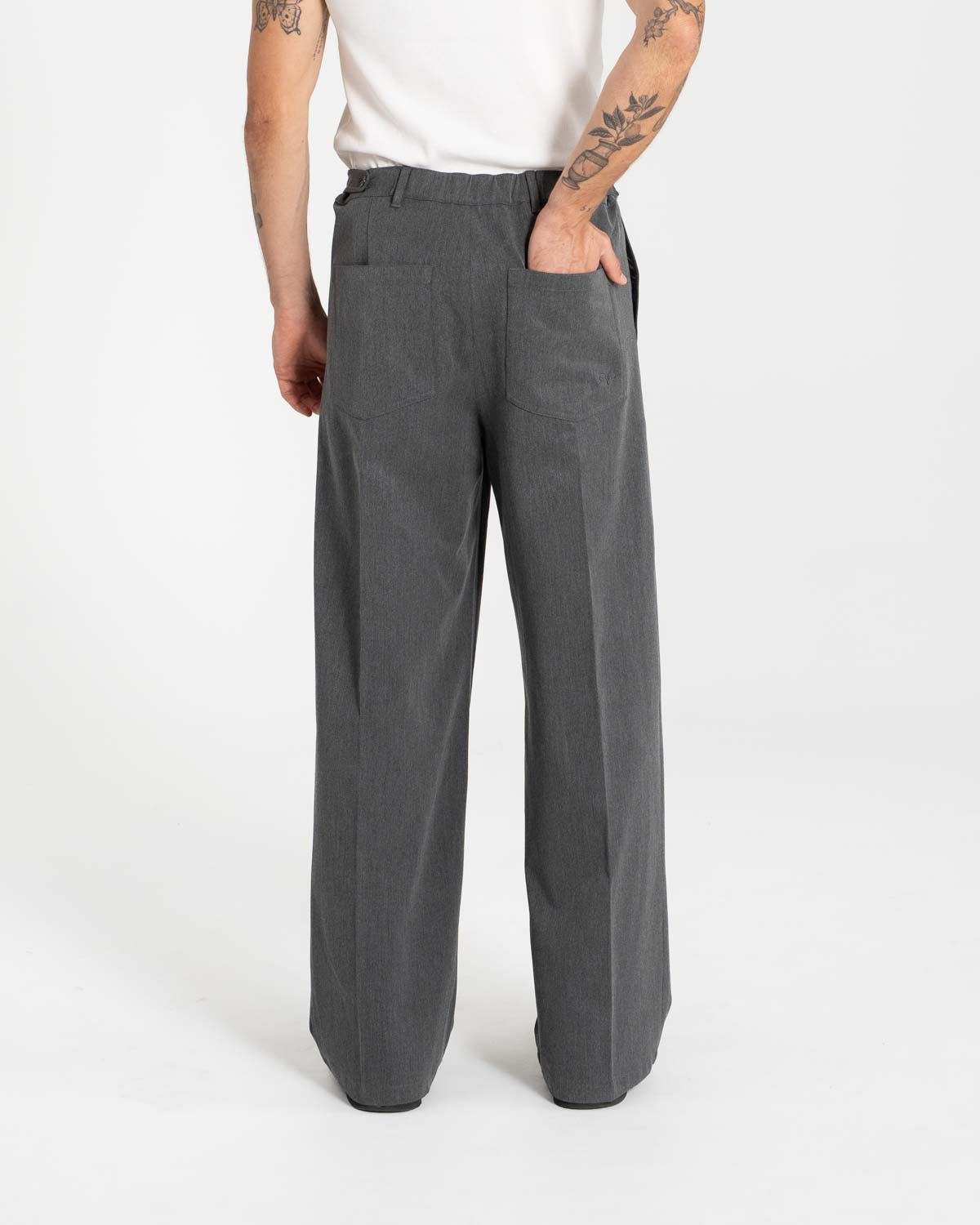 Baggy Suit Pants Grey